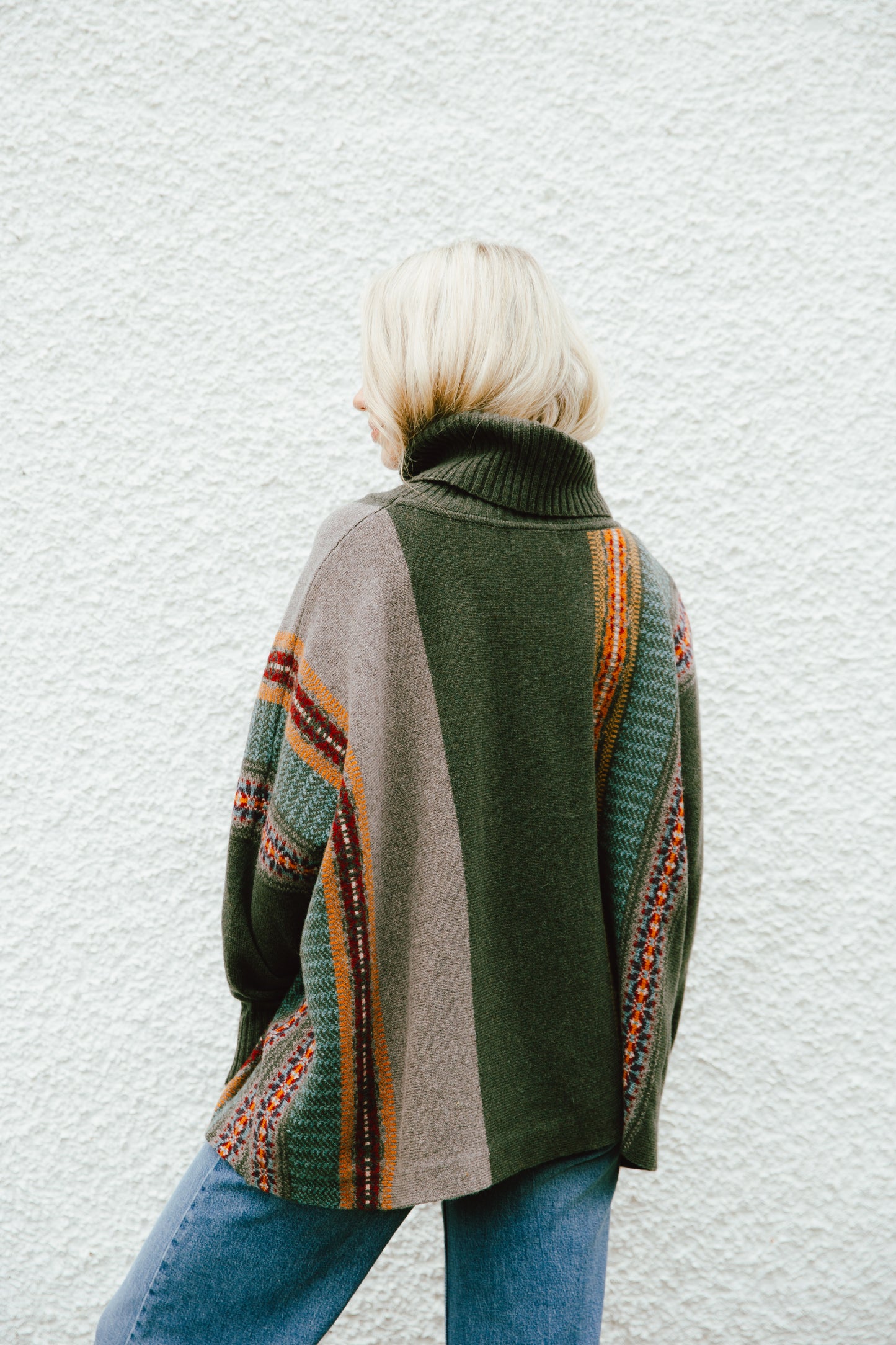 ERIBÉ Knitwear - Bracken Montrose Cowl Sweater 100% Merino Lambswool