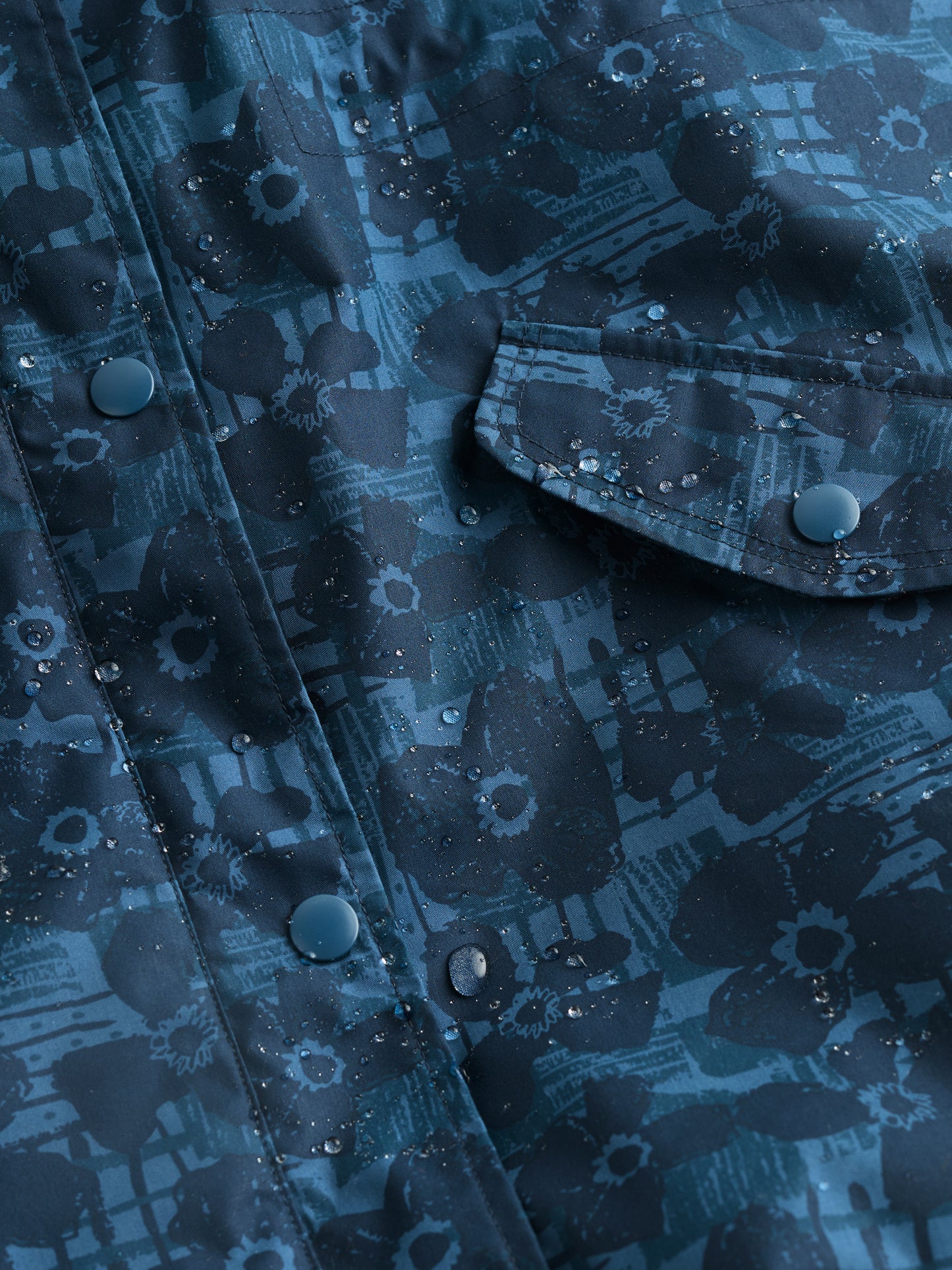 SEASALT CORNWALL - Plant Hunter 2 Waterproof Parka Coat - Patchwork Bloom Squall