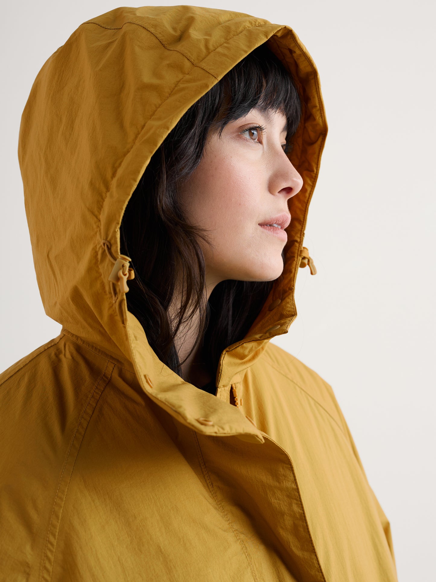 SEASALT CORNWALL - Portheras Oversized Waterproof Jacket- Pear