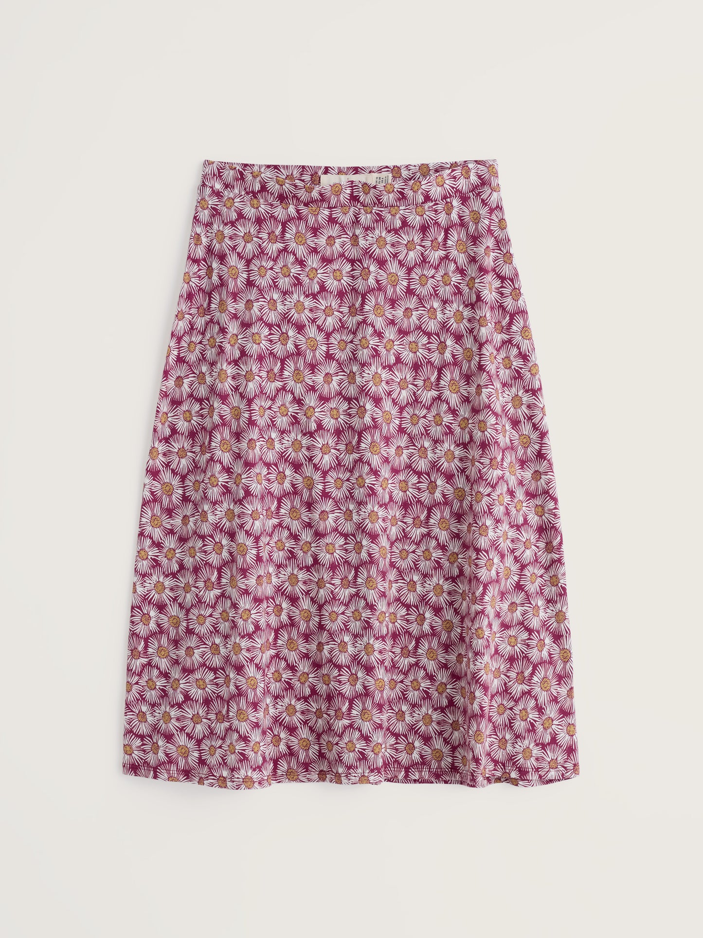 SEASALT CORNWALL - Rose Cotton Skirt - Painted Asters Dark Freesia