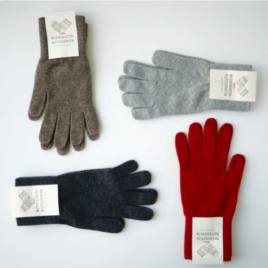 nishiguchi kutsushita : merino wool gloves LARGE