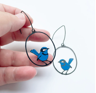 Denz + Co - Wrens in Blue/Black