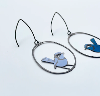 Denz + Co - Wrens in Blue/Black