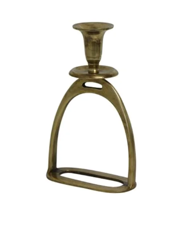 French Country Collections - Stirrup Iron Candle Holder