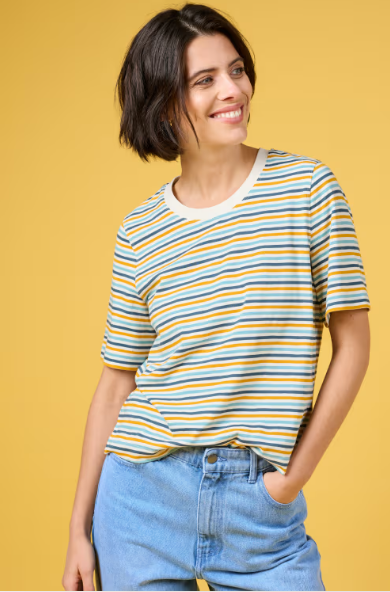 SEASALT CORNWALL - Copseland TShirt - Pellitras Tumeric