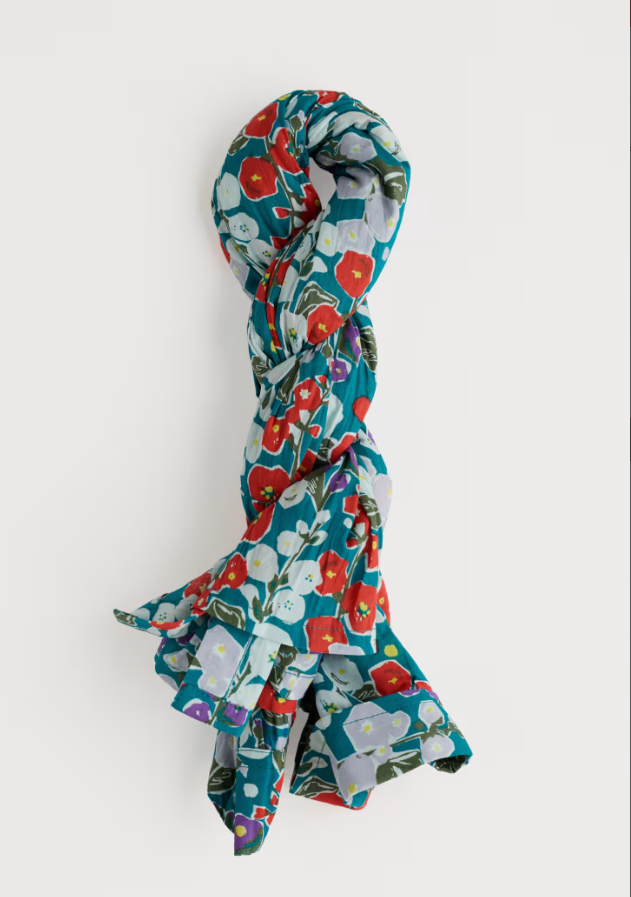 SEASALT CORNWALL - Larissa Shirt - Wild Hollyhock Dark Drift