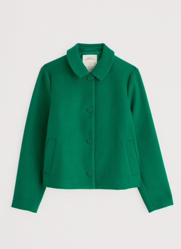 SEASALT CORNWALL - West Moor Wool Blend Worker Jacket - Glade