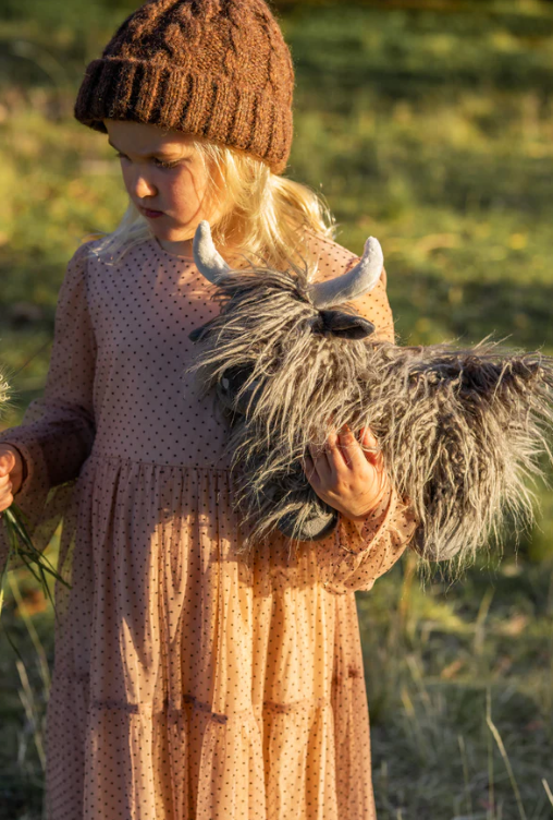NANA HUCHY - Heidi the Highland Cow Charcoal
