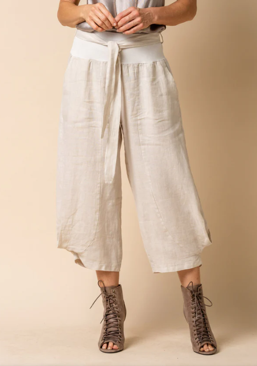IMAGINE FASHION - Addison Linen Pant in Latte