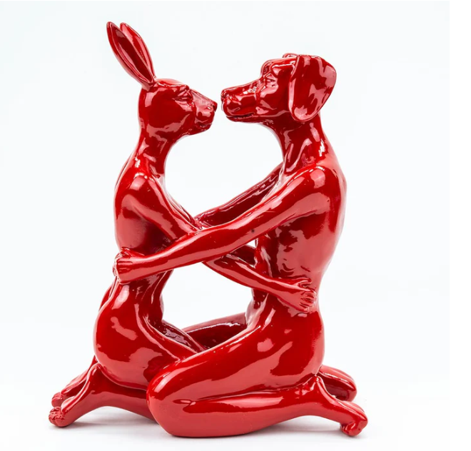 They Were the Best Kissers (Resin Sculpture) RED - Gillie and Marc