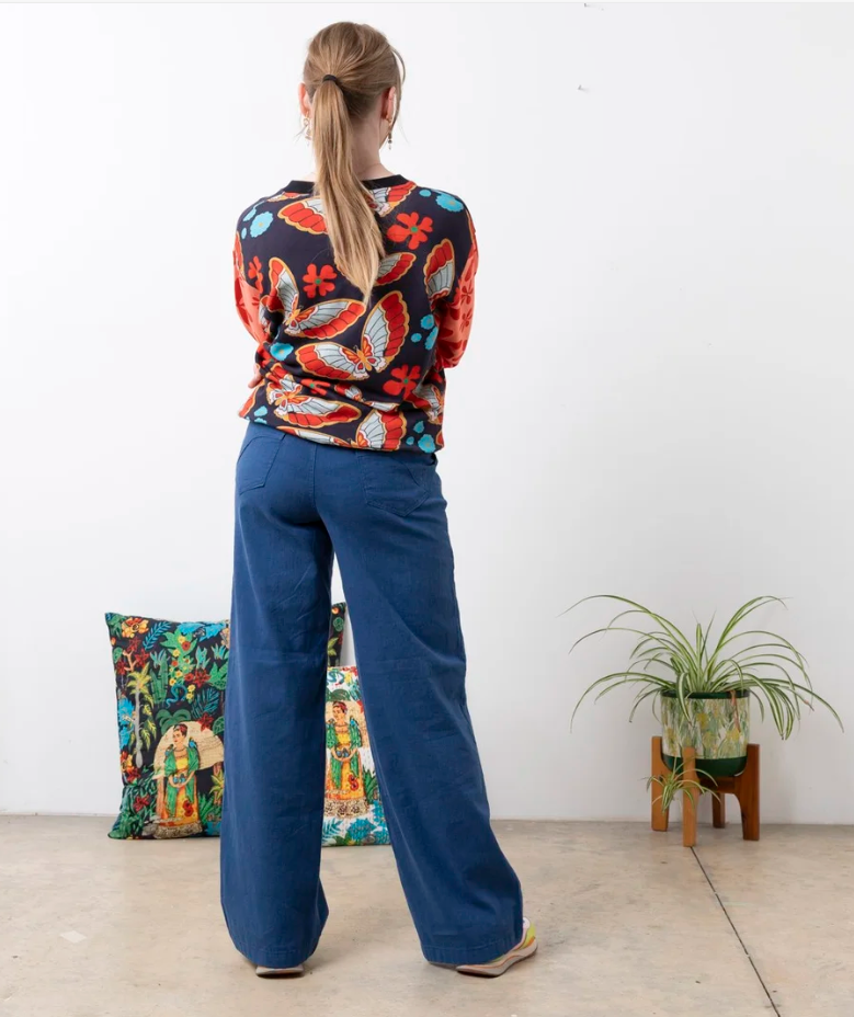 BIRD & BLOSSOM - Daisy Jumper Butterfly Print