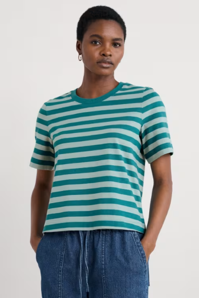 SEASALT CORNWALL - Copseland TShirt - Scallion Emulsion