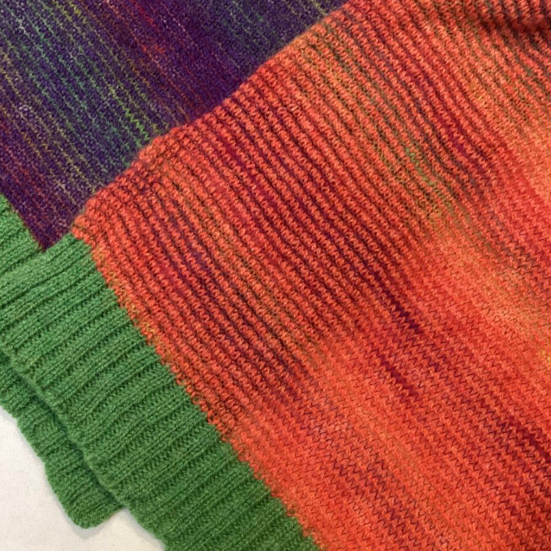 ERIBÉ Treeline Wrap Wool - Aubergine