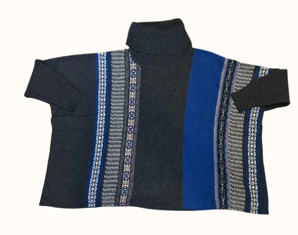ERIBÉ Knitwear - Hermes Montrose Cowl Sweater 100% Merino Lambswool