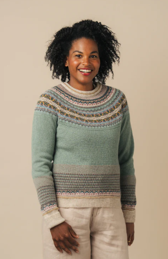 ERIBÉ Knitwear - Alpine Sweater - Sage