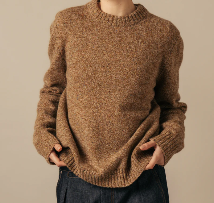 ERIBÉ Knitwear - Brora Sweater - DESERT
