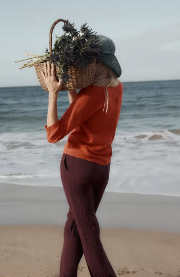 SEASALT CORNWALL - Knavock Plain Jumper Made With Linen & Organic Cotton