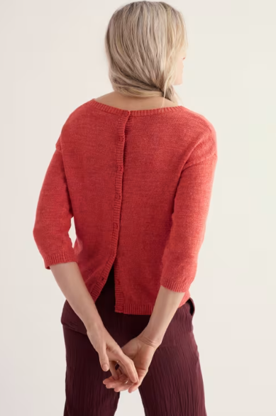 SEASALT CORNWALL - Knavock Plain Jumper Made With Linen & Organic Cotton