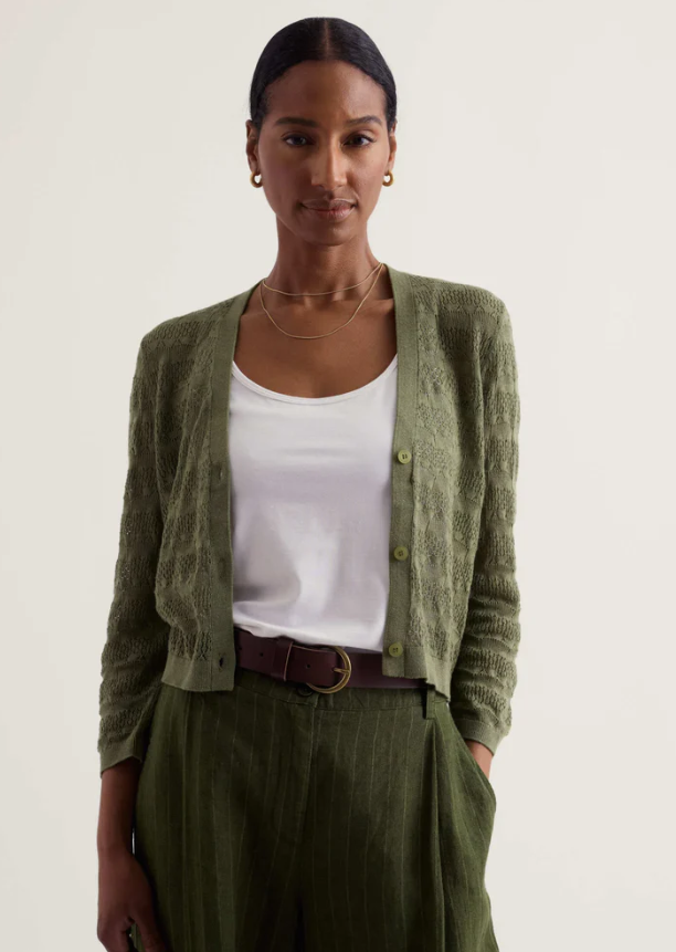 SEASALT CORNWALL - Sweet Day Cardigan - Cypress