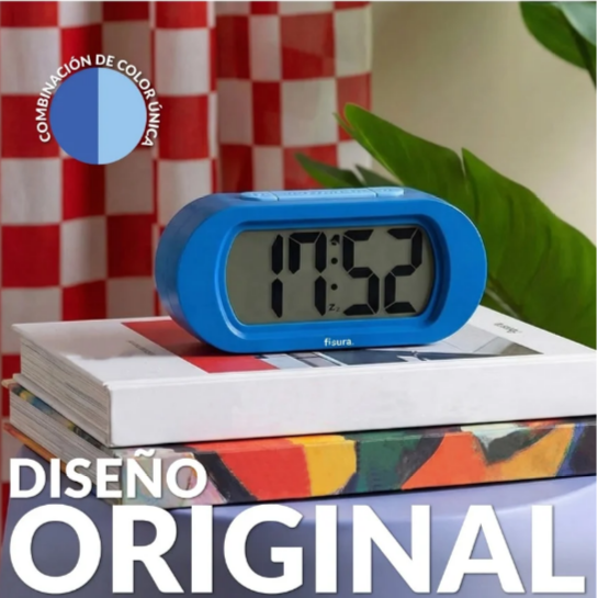 Fisura - Gummy Alarm Clock - Blue