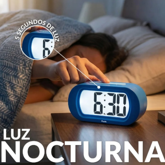 Fisura - Gummy Alarm Clock - Blue