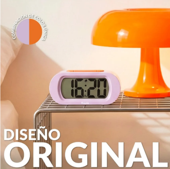 Fisura - Gummy Alarm Clock - Pink