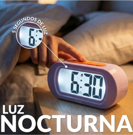 Fisura - Gummy Alarm Clock - Pink
