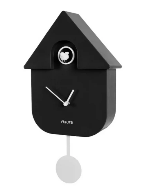 Fisura - CUCKOO clock - Black