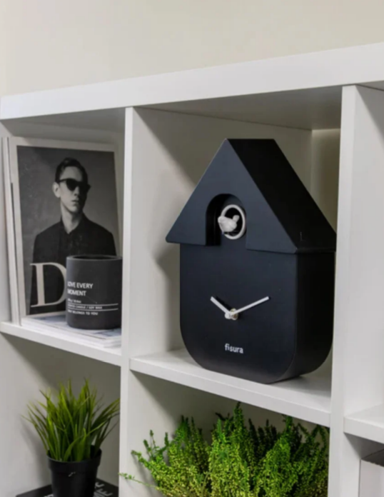 Fisura - CUCKOO clock - Black
