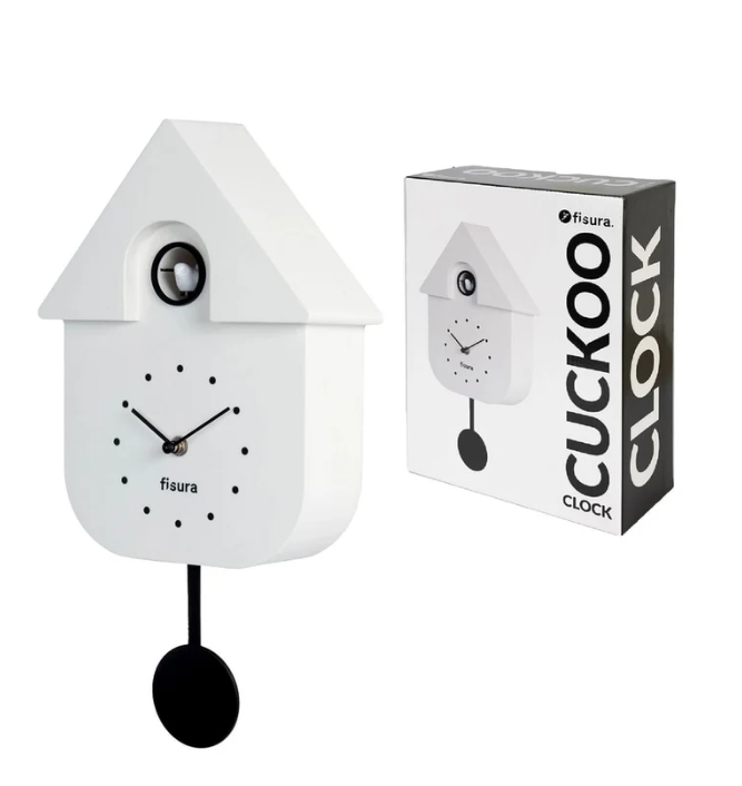 Fisura - CUCKOO clock - White
