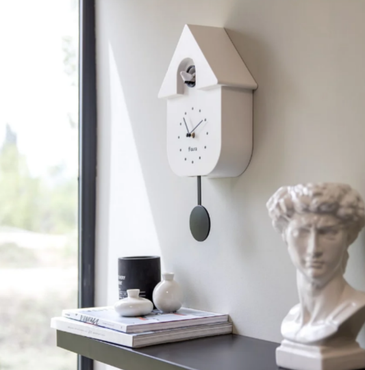 Fisura - CUCKOO clock - White