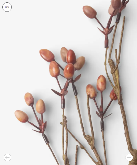Burnished Berries Branch 85cm