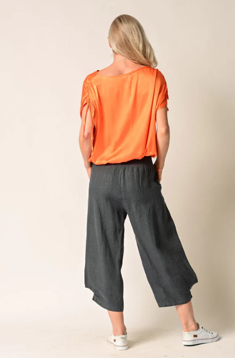 IMAGINE FASHION - Addison Linen Pant in Granite