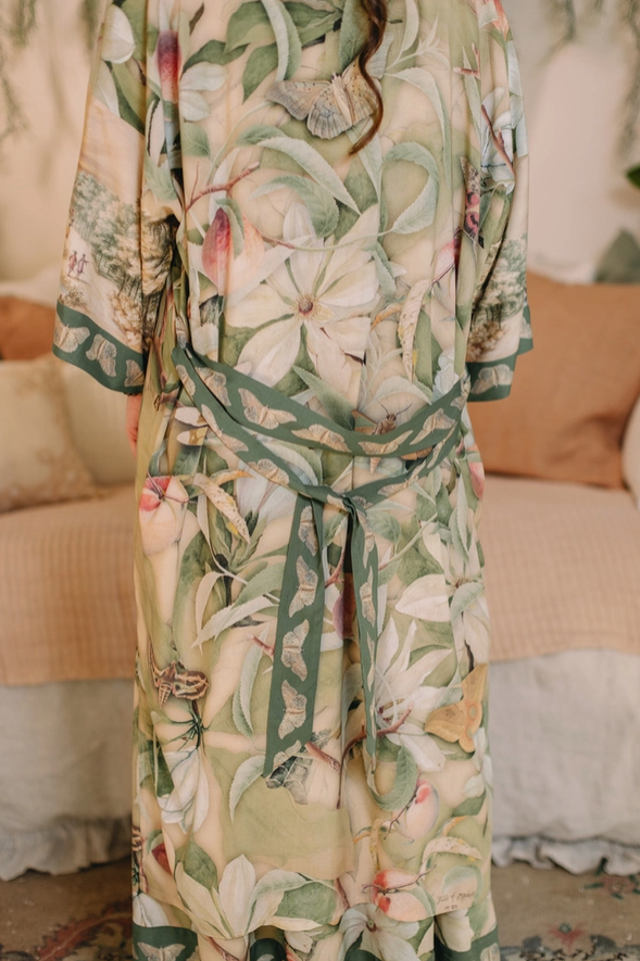 *PRE-SALE Market of Stars - Fleur De Soleil Opera Duster Kimono Robe w/ Florals