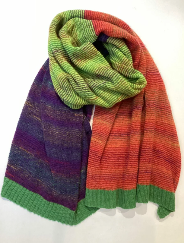 ERIBÉ Treeline Wrap Wool - Aubergine