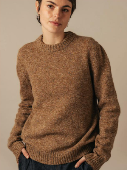 ERIBÉ Knitwear - Brora Sweater - DESERT