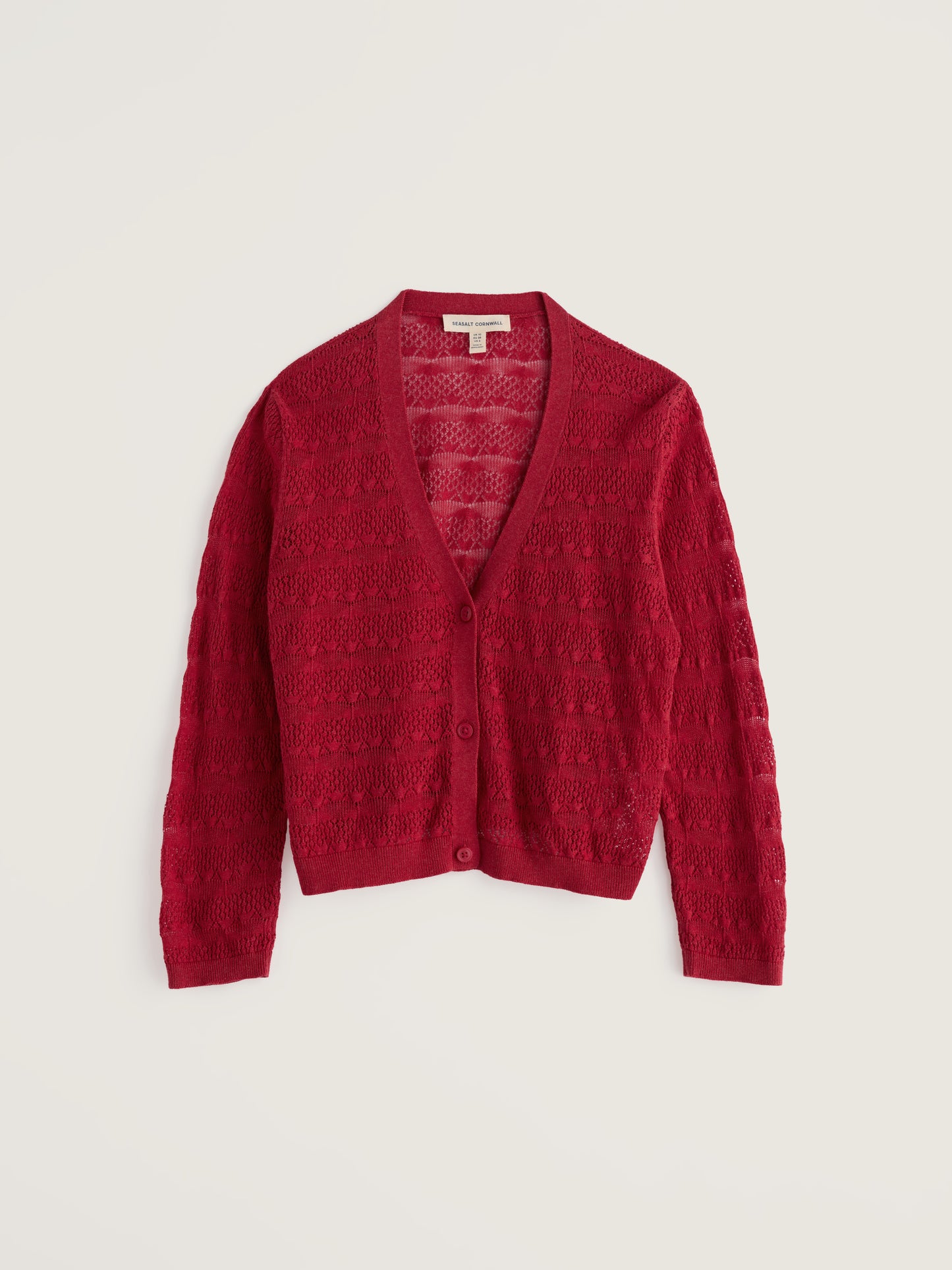 SEASALT CORNWALL - Sweet Day Cardigan - Boat Red