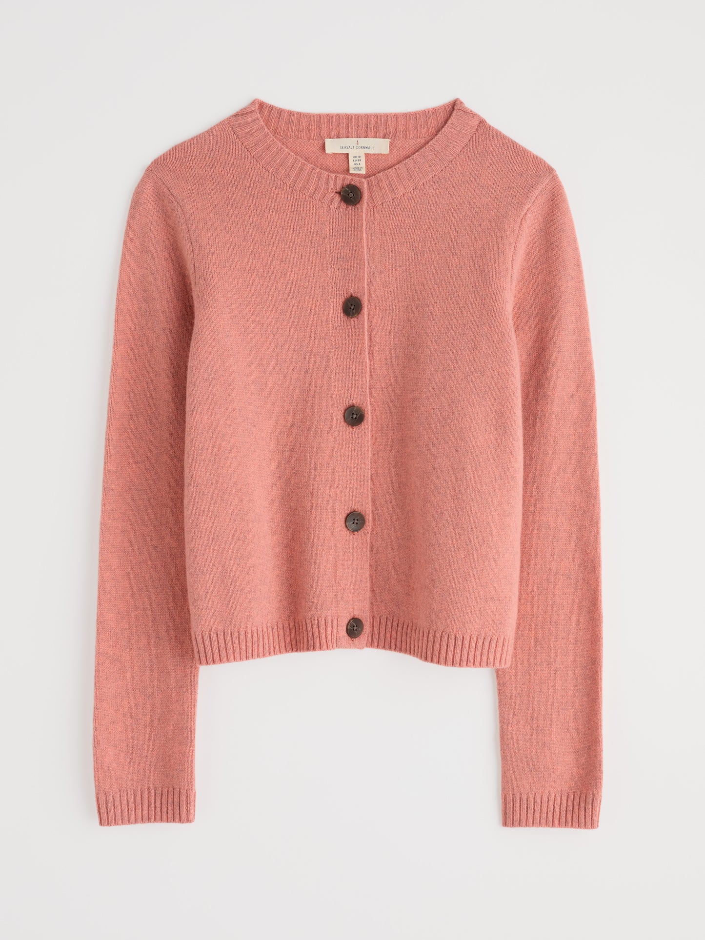 SEASALT CORNWALL - Tern Tide Cardigan - Dusty Rose