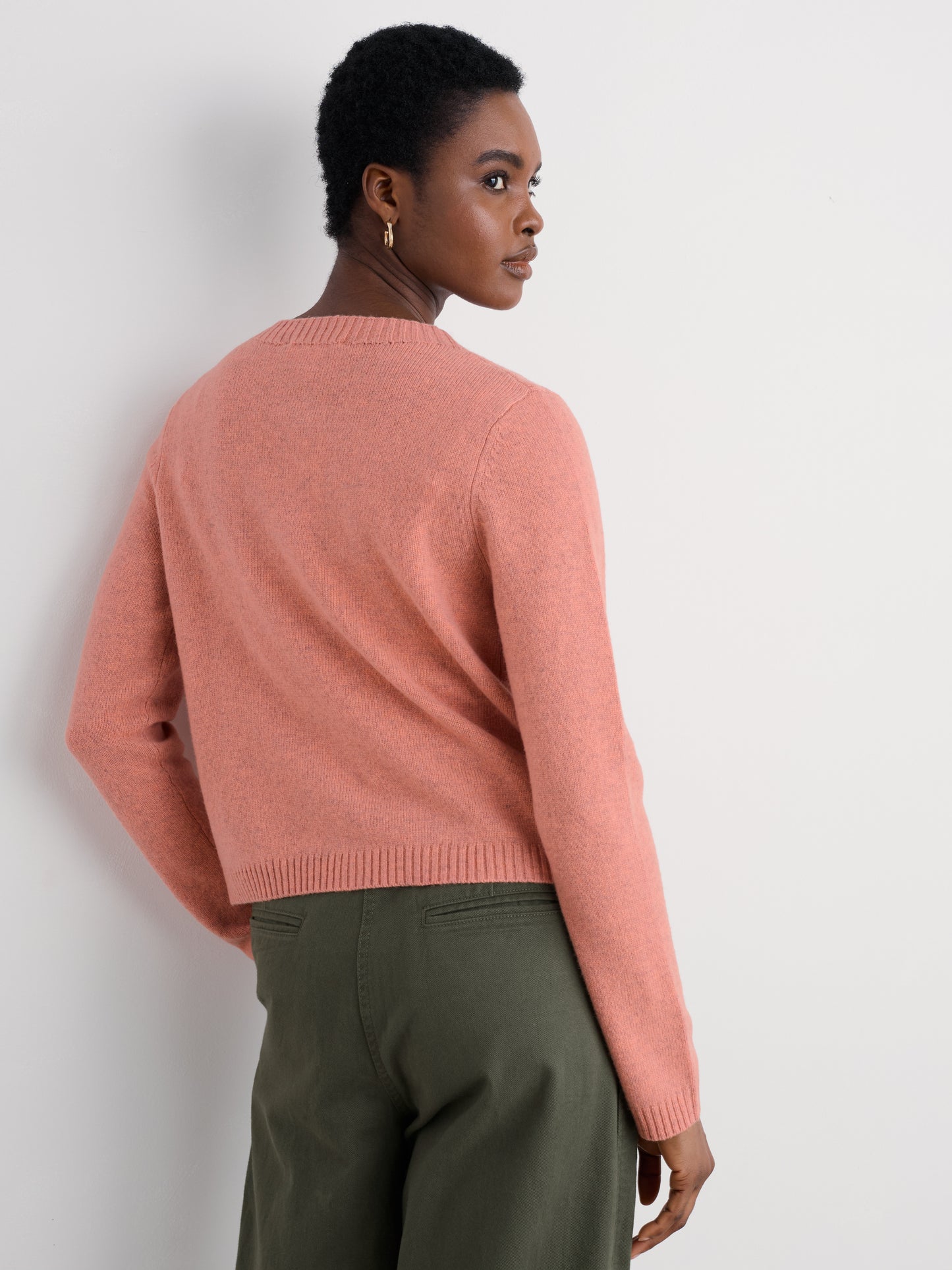 SEASALT CORNWALL - Tern Tide Cardigan - Dusty Rose