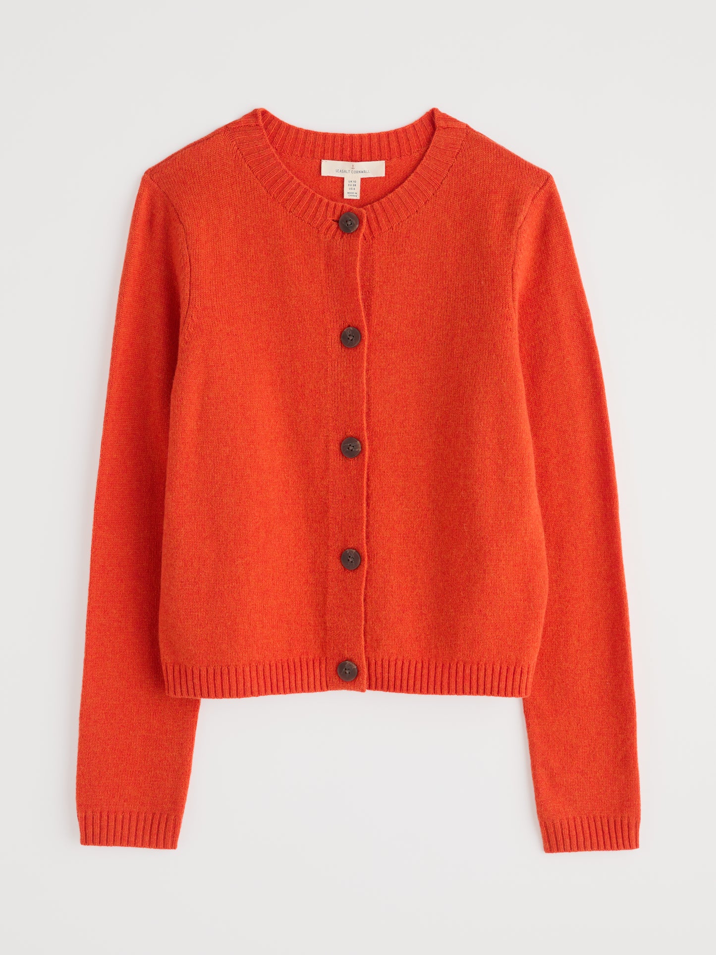 SEASALT CORNWALL - Tern Tide Cardigan - Mandarin