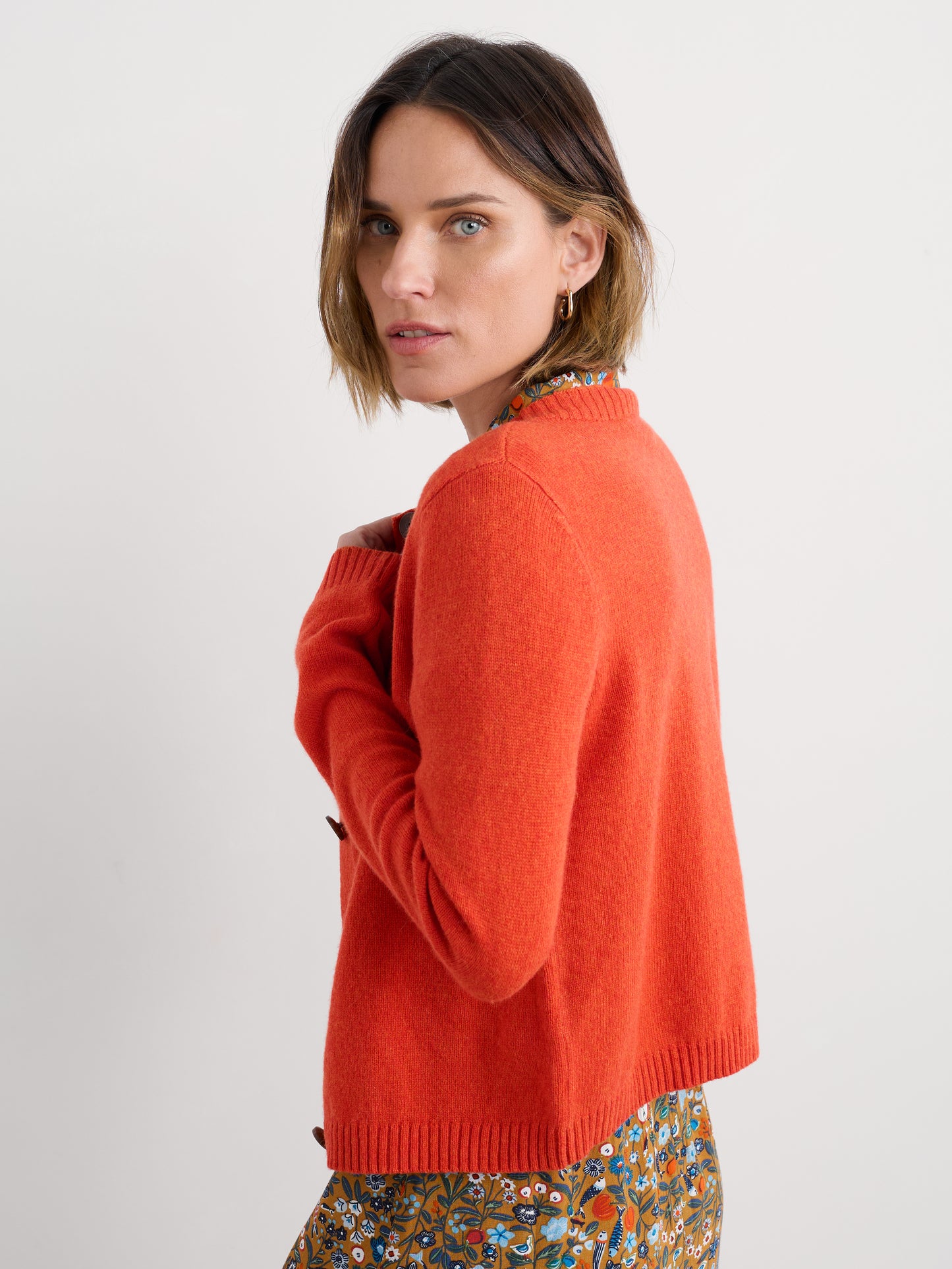 SEASALT CORNWALL - Tern Tide Cardigan - Mandarin