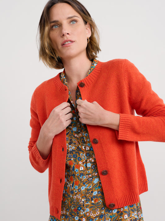 SEASALT CORNWALL - Tern Tide Cardigan - Mandarin