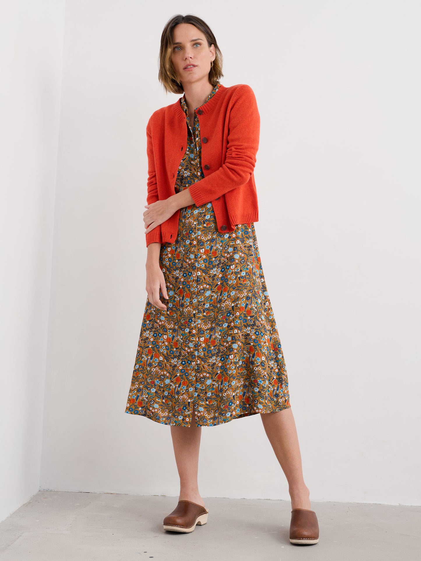 SEASALT CORNWALL - Tern Tide Cardigan - Mandarin
