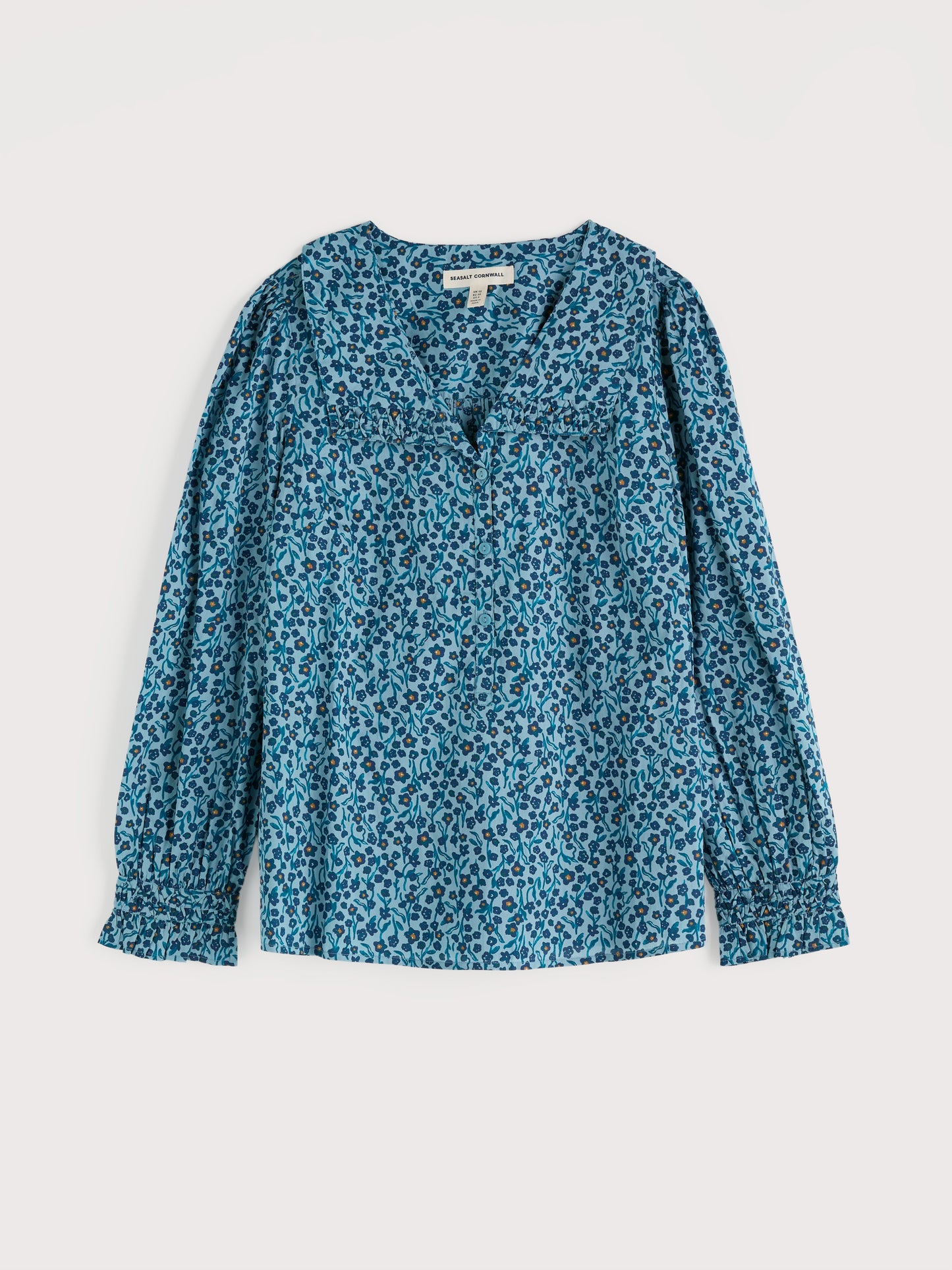 SEASALT CORNWALL - Ysella Top - Flax Flower Horizon