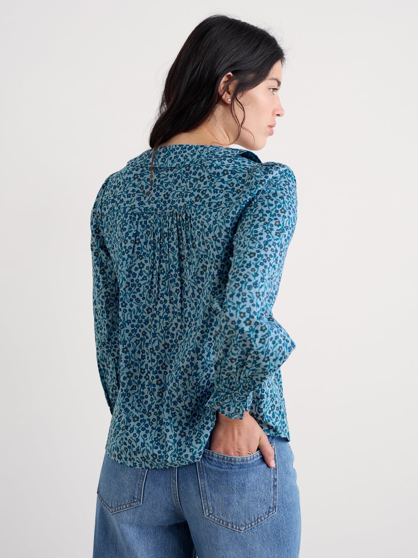 SEASALT CORNWALL - Ysella Top - Flax Flower Horizon